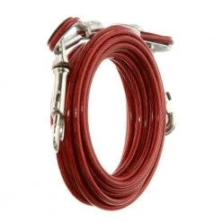 Everbilt 1/8 in. x 20 ft. Galvanized Dog Run Cable -Everbilt Store metallics everbilt wire rope 803192 40 1000