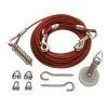 Everbilt 1/8 in. x 75 ft. Galvanized Dog Run Cable Exerciser Kit