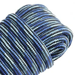 Everbilt 1/4 in. x 100 ft. Assorted Color Heavy-Duty Polypropylene Diamond Braid Rope -Everbilt Store multi everbilt rope 70665 4f 1000