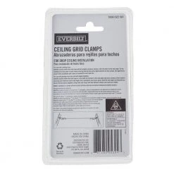 Everbilt Ceiling Grid 3 in. Clamps 6-Piece -Everbilt Store n a everbilt ceiling tile tools 805304 40 1000