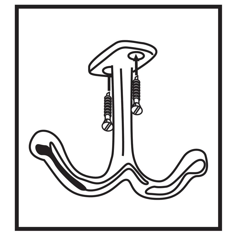 Everbilt Top Mount Hook in Oil Rubbed Bronze 3 Everbilt Top Mount Hook in Oil Rubbed Bronze - Image 3