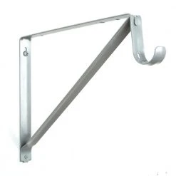 Everbilt 10-3/4 in. Platinum Shelf and Rod Bracket -Everbilt Store platinum everbilt shelving brackets hd 0045 pm 1f 1000