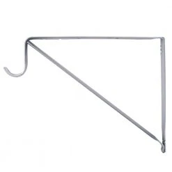 Everbilt 10-3/4 in. Platinum Shelf and Rod Bracket