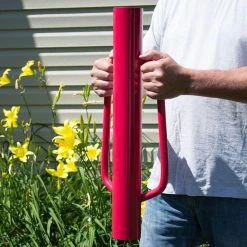 Everbilt 3 in. x 9 in. x 24 in. Metal Fence Post Driver -Everbilt Store red everbilt garden fencing 901147eb 1f 1000