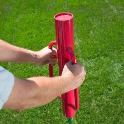 Everbilt 3 in. x 9 in. x 24 in. Metal Fence Post Driver -Everbilt Store red everbilt garden fencing 901147eb a0 1000