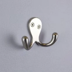 Everbilt Satin Nickel Double Robe Hook -Everbilt Store satin nickel everbilt hooks 15098 4f 1000