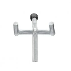 Everbilt 2 in. Zinc-Plated Steel Single Straight Peg Hooks 1/8 in Pegs (4-Pack) -Everbilt Store silver everbilt pegboards 01155 1d 1000