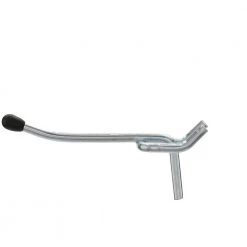 Everbilt 2 in. Zinc-Plated Steel Single Straight Peg Hooks 1/8 in Pegs (4-Pack) -Everbilt Store silver everbilt pegboards 01155 40 1000