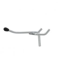 Everbilt 2 in. Zinc-Plated Steel Single Straight Peg Hooks 1/8 in Pegs (4-Pack) -Everbilt Store silver everbilt pegboards 01155 a0 1000