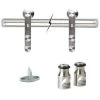 Everbilt 72 in. Stainless Steel Sliding Barn Door Track and Hardware Kit