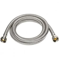 Everbilt 3/4 in. FIP x 3/4 in. FIP x 96 in. Stainless Steel Washing Machine Supply Line
