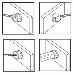 Everbilt 1-3/8 in. White Plastic Pole Sockets (2-Pack) -Everbilt Store white everbilt closet rods 13609 1d 1000