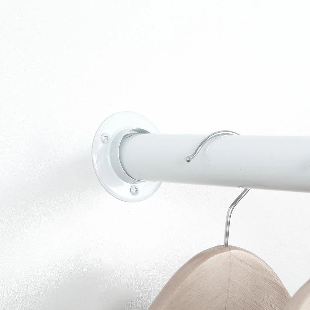 Everbilt 1-5/16 in. Heavy-Duty White Closet Pole Sockets (2-Pack) 4 Everbilt 1-5/16 in. Heavy-Duty White Closet Pole Sockets (2-Pack) - Image 4