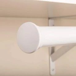 Everbilt 1-5/16 in. Heavy-Duty Decorative White Closet Pole End Caps (2-Pack) -Everbilt Store white everbilt closet rods hd 0017 wt 4f 1000