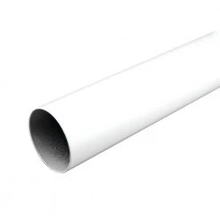 Everbilt 96 in. x 1-1/4 in. White Closet Pole