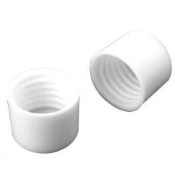 Everbilt 1-1/4 in. White Closet Pole End Caps (2-Pack)