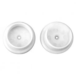 Everbilt 1-3/8 in. White Plastic Closet Pole Sockets (2-Pack)