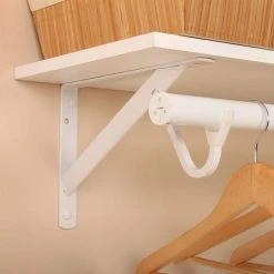 Everbilt 48 in. - 72 in. Heavy Duty Adjustable White Closet Rod -Everbilt Store white everbilt closet rods hd0020 48 72wt c3 1000