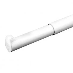 Everbilt 48 in. - 72 in. White Adjustable Closet Rod
