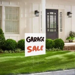 Everbilt 20 in. x 24 in. Corrugated Plastic Custom Create A Sign -Everbilt Store white everbilt custom signs 31754 31 1000