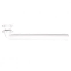Everbilt 1-1/2 in. x 15 in. White Plastic Slip-Joint Sink Drain Outlet Waste Arm
