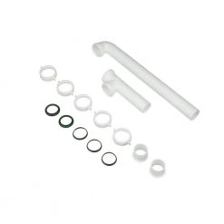 Everbilt 1-1/2 in. White Plastic Slip-Joint Sink Drain Outlet Waste -Everbilt Store white everbilt drains drain parts c9121ab 1d 1000