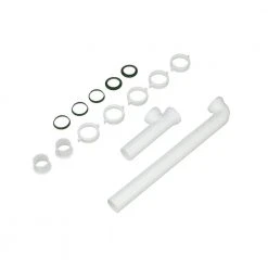 Everbilt 1-1/2 in. White Plastic Slip-Joint Sink Drain Outlet Waste -Everbilt Store white everbilt drains drain parts c9121ab 66 1000