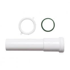 Everbilt 1-1/4 in. x 6 in. White Plastic Slip-Joint Sink Drain Tailpiece Extension Tube -Everbilt Store white everbilt drains drain parts c9790bg 44 1000