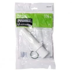 Everbilt 1-1/4 in. x 6 in. White Plastic Slip-Joint Sink Drain Tailpiece Extension Tube -Everbilt Store white everbilt drains drain parts c9790bg fa 1000