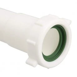 Everbilt 1-1/2 in. x 12 in. White Plastic Slip-Joint Sink Drain Tailpiece Extension Tube -Everbilt Store white everbilt drains drain parts c9793a 40 1000
