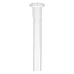 Everbilt 1-1/2 in. x 12 in. White Plastic Slip-Joint Sink Drain Tailpiece Extension Tube