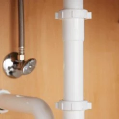 Everbilt 1-1/2 in. x 12 in. White Plastic Slip-Joint Sink Drain Tailpiece Extension Tube -Everbilt Store white everbilt drains drain parts c9793a fa 1000