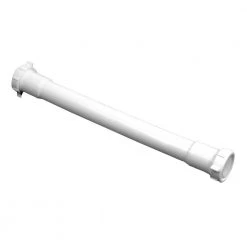 Everbilt 1-1/2 in. x 16 in. White Plastic Double Slip-Joint Sink Drain Tailpiece Extension Tube