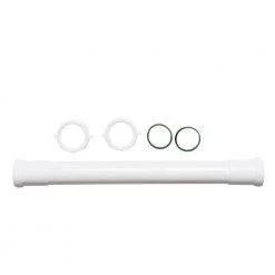 Everbilt 1-1/2 in. x 16 in. White Plastic Double Slip-Joint Sink Drain Tailpiece Extension Tube -Everbilt Store white everbilt drains drain parts c9793e c3 1000