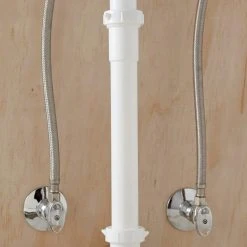 Everbilt 1-1/4 in. x 12 in. White Plastic Slip-Joint Sink Drain Tailpiece Extension Tube -Everbilt Store white everbilt drains drain parts c9794bg 1f 1000