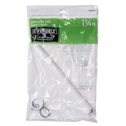 Everbilt 1-1/4 in. x 12 in. White Plastic Slip-Joint Sink Drain Tailpiece Extension Tube -Everbilt Store white everbilt drains drain parts c9794bg 31 1000