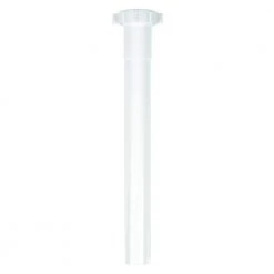 Everbilt 1-1/4 in. x 12 in. White Plastic Slip-Joint Sink Drain Tailpiece Extension Tube