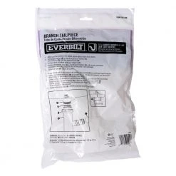 Everbilt 1-1/2 in. x 8-1/2 in. White Plastic Slip-Joint Sink Drain Tailpiece Extension Tube with Hi-Line Branch -Everbilt Store white everbilt drains drain parts c9818 31 1000