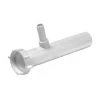 Everbilt 1-1/2 in. x 8-1/2 in. White Plastic Slip-Joint Sink Drain Tailpiece Extension Tube with Hi-Line Branch
