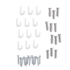 Everbilt Fixed Mount Concrete/Stud Wall Clips (12-Pack) -Everbilt Store white everbilt garage storage shelves 90195 40 1000