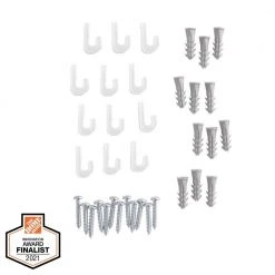 Everbilt Fixed Mount Concrete/Stud Wall Clips (12-Pack)
