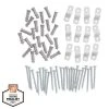 Everbilt Fixed Mount Metal U Clips (12-Pack)