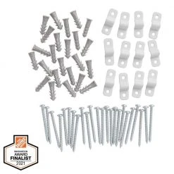 Everbilt Fixed Mount Metal U Clips (12-Pack)