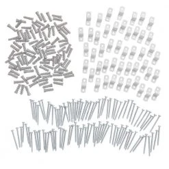 Everbilt Fixed Mount Metal U Clips (48-Pack) -Everbilt Store white everbilt garage storage shelves 90197 40 1000