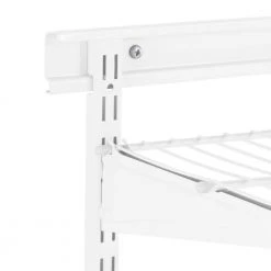 Everbilt 48 in. Regular Duty Vertical Rail -Everbilt Store white everbilt garage storage shelves 90215 e1 1000