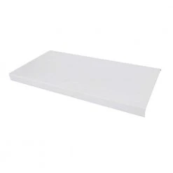 Everbilt 4 ft. x 16 in. Decorative Shelf Cover - White -Everbilt Store white everbilt garage storage shelves 90340 c3 1000