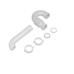 Everbilt Form N Fit 1-1/2 in. White Plastic Sink Drain Flexible P-Trap -Everbilt Store white everbilt polypropylene fittings c3522605 40 1000