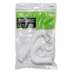 Everbilt 1-1/4 in. White Plastic Sink Drain P-Trap with Reversible J-Bend -Everbilt Store white everbilt polypropylene fittings c9700b 44 1000