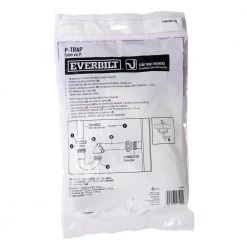 Everbilt 1-1/2 in. White Plastic Sink Drain P-Trap with Reversible J-Bend 14 Everbilt 1-1/2 in. White Plastic Sink Drain P-Trap with Reversible J-Bend -Everbilt Store white everbilt polypropylene fittings c9704b d4 1000