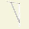 Everbilt 12 in. x 8 in. White Heavy Duty Shelf Bracket